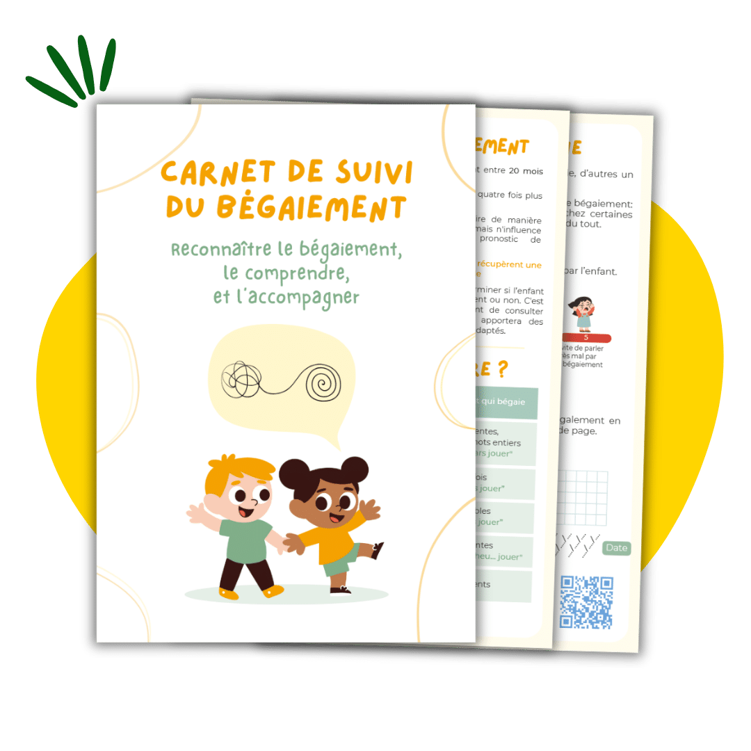 Carnet de suivi du bégaiement Pensé comme un carnet de santé à télécharger dédié au bégaiement, ce carnet permet de mieux comprendre le bégaiement de l'enfant de -6 ans, de s'adapter, de cerner ses variations.